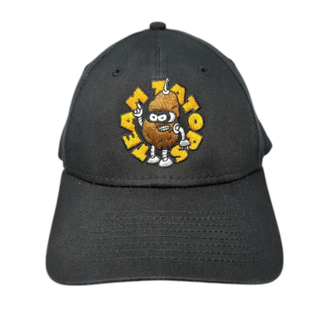 New Era 9Forty Baseball Cap Black Yellow OSFM Team Tators 2122 Strapback hat